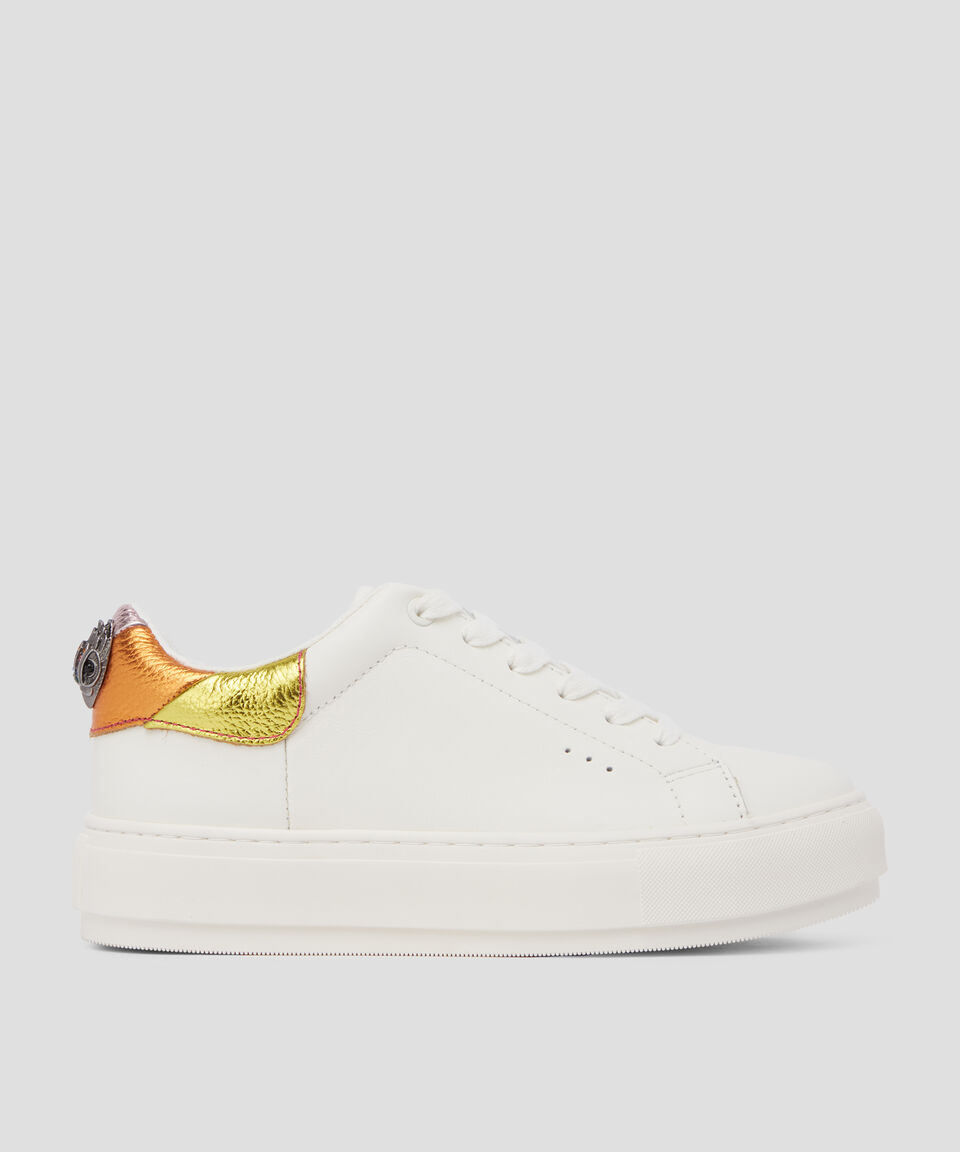 Kurt Geiger Tenis casuales en piel blanca Mujer