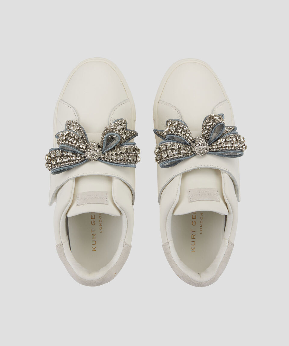 Kurt Geiger Tenis Casuales En Piel Laney Bow Mujer