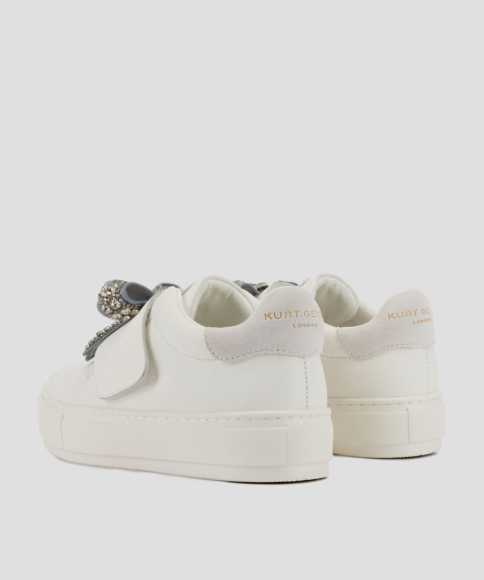 Kurt Geiger Tenis Casuales En Piel Laney Bow Mujer