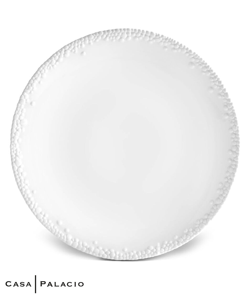 L Objet Bajo Plato Haas Mojave Charger White