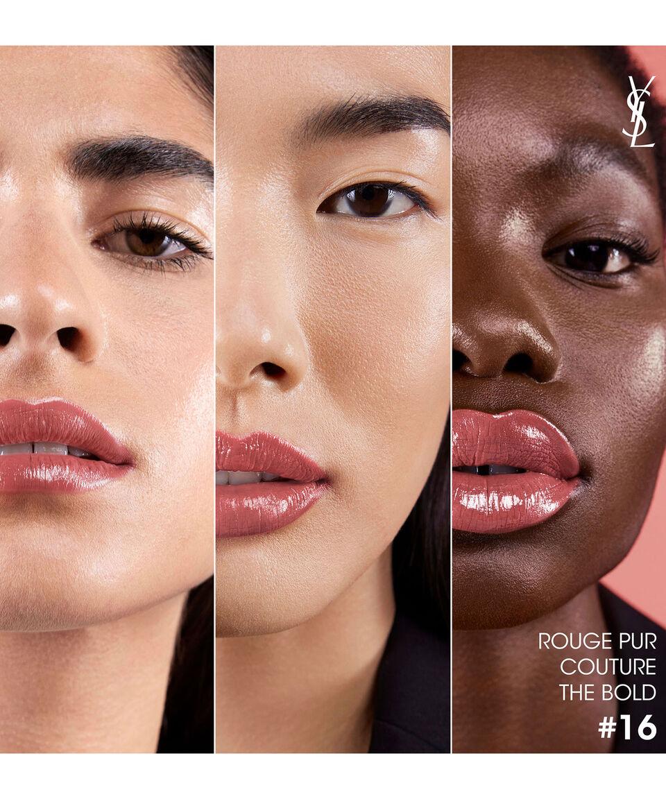 Yves Saint Laurent Labial En Barra Brillante Rouge Pur Couture The Bold Nude 16 Yves Saint Laurent 3 Gr