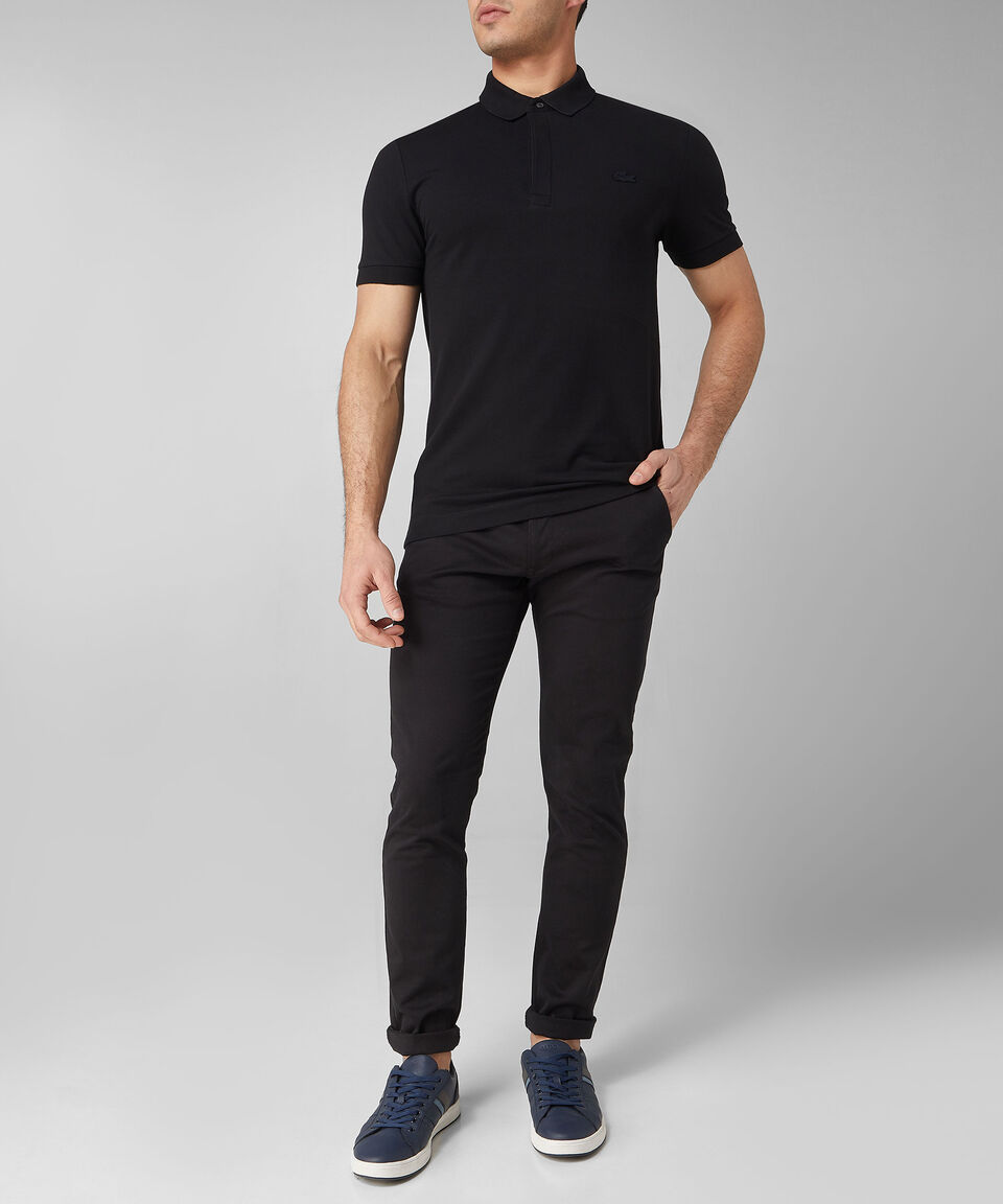 Lacoste Playera Tipo Polo Manga Corta Lisa Hombre