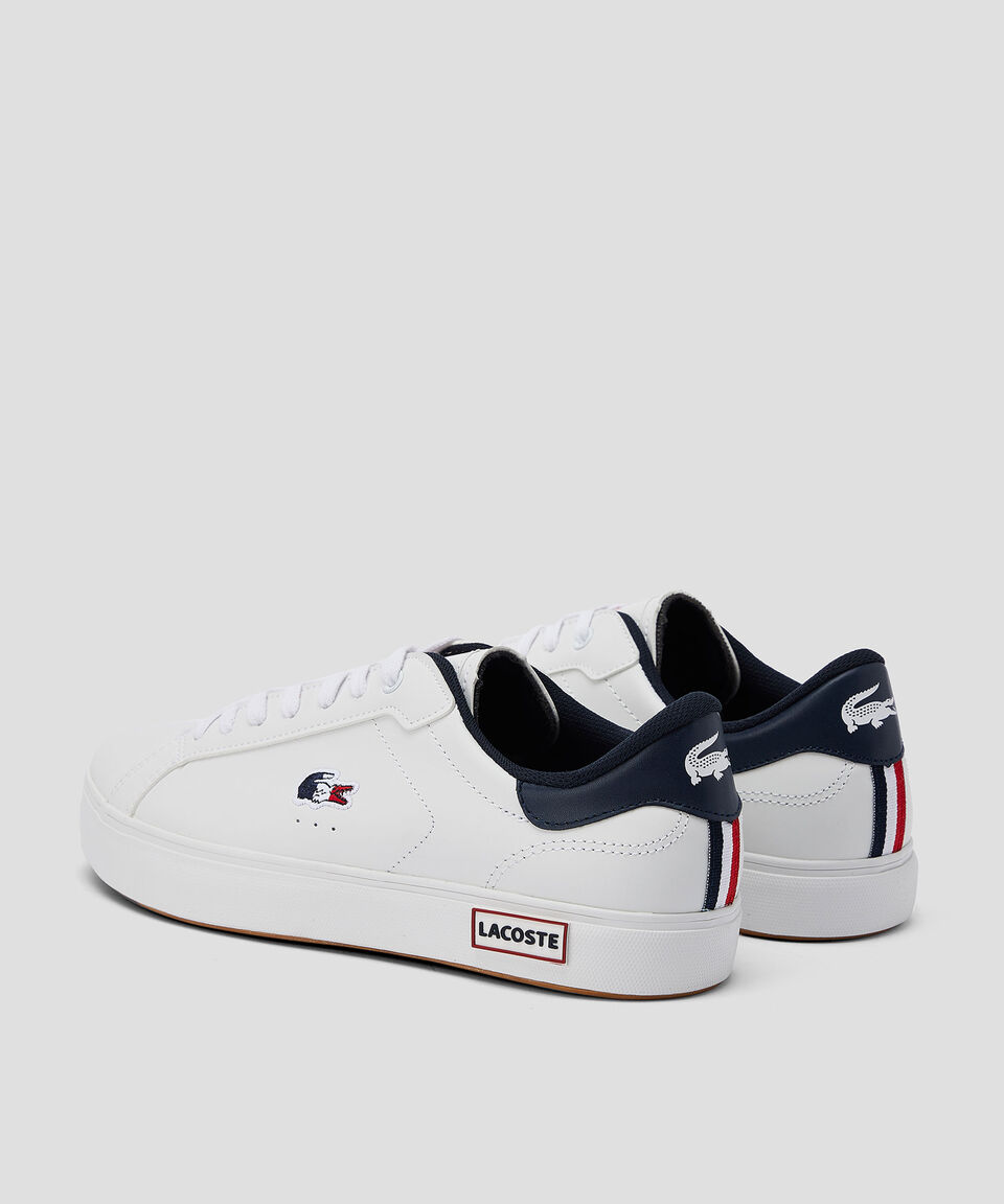 Lacoste Tenis Casuales En Piel Con Logotipo Hombre