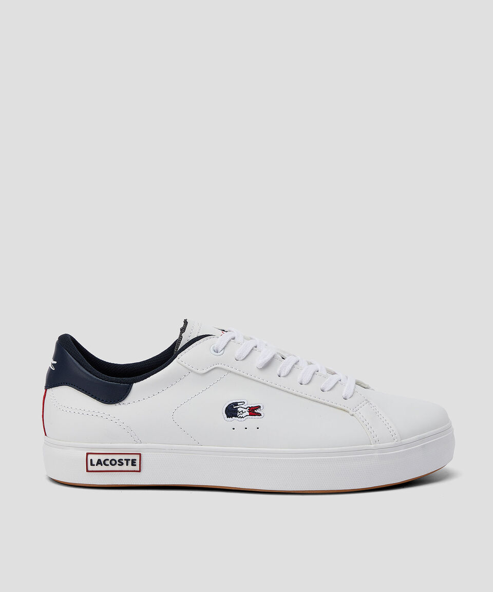 Lacoste Tenis casuales en piel con logotipo Hombre