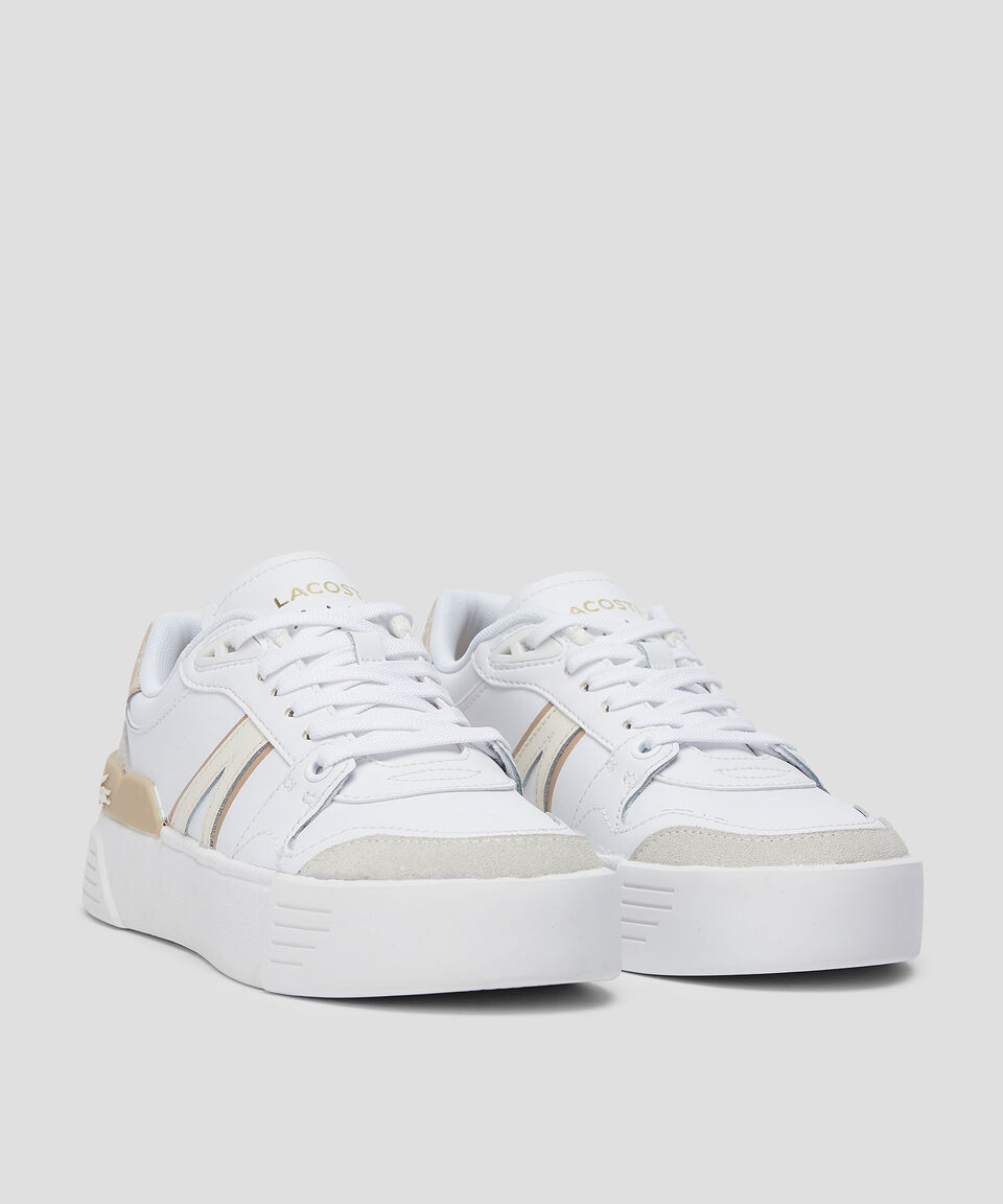 Lacoste Tenis Casuales En Piel Mujer