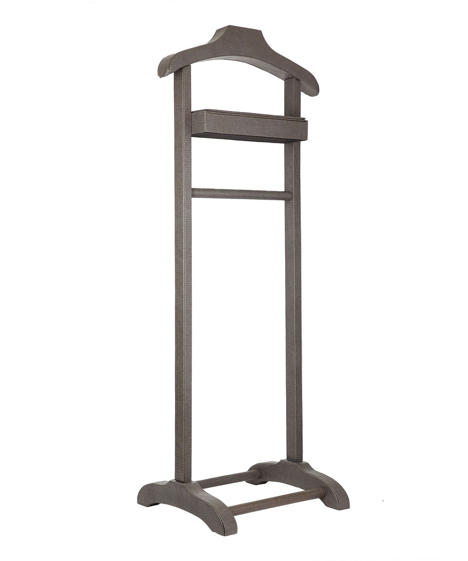 Laddu Portatraje Gris Armadillo En Madera