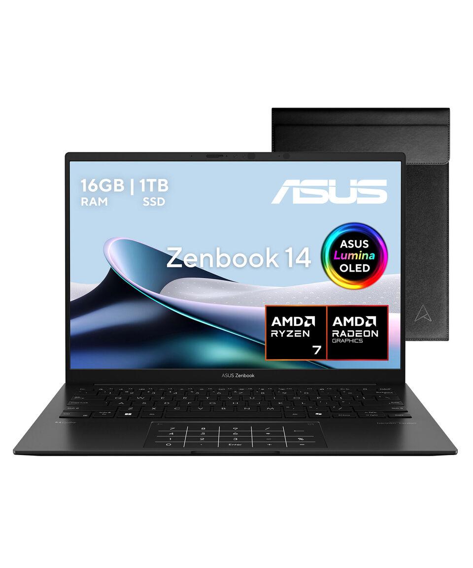 Asus Laptop Asus Zenbook 14" AMD Ryzen 7 16Gb 1TB SSD Negro