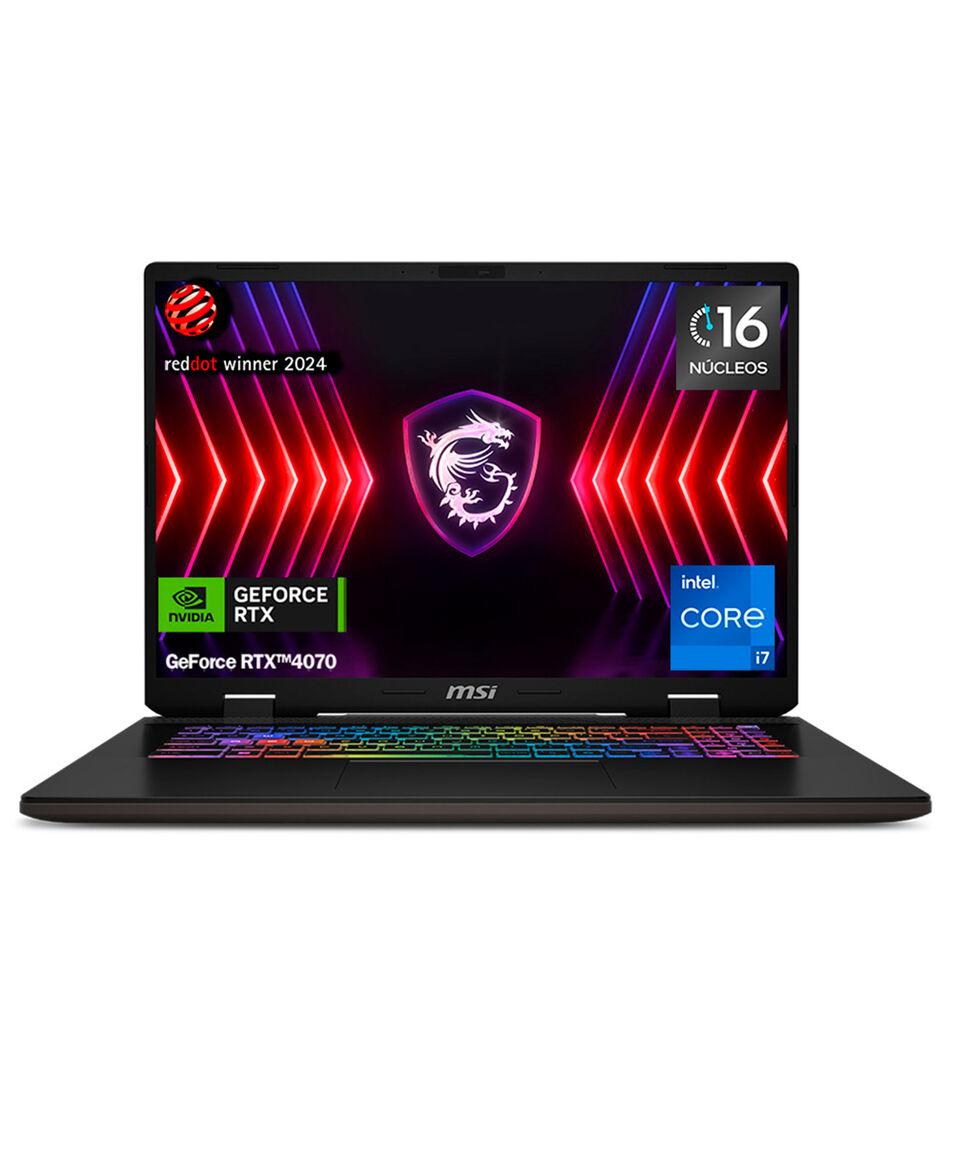 MSI Laptop gaming Sword 17 HX B13V 17.3" Nvidia GeForce RTX4070 Intel Core i7-13700HX RAM 16 GB SSD 1 TB