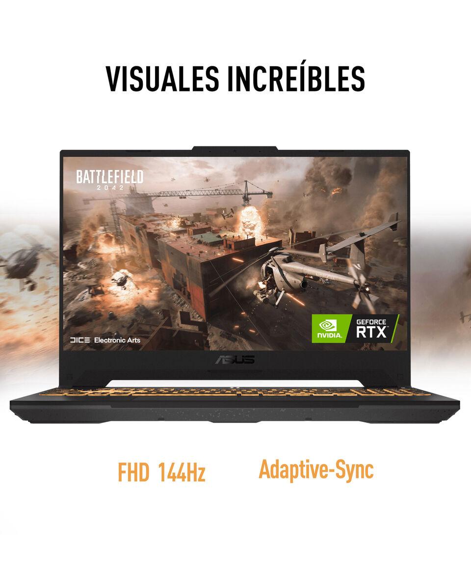 Asus Laptop TUF Gaming F15 15.6" Nvidia GeForce RTX 3050 Intel Core I5-12500H RAM 16 GB SSD 512 GB Gris