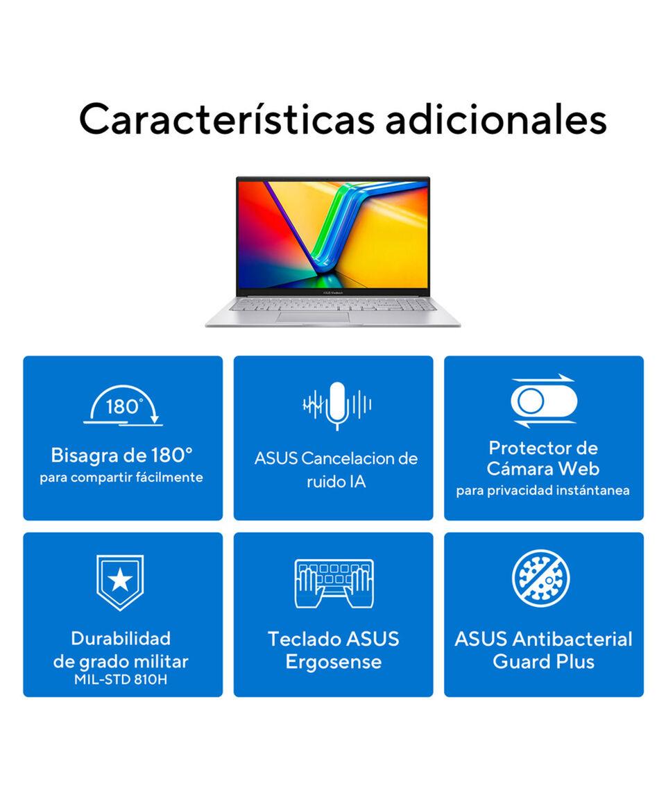 Asus Laptop Vivobook 15 15.6" Intel Core I5 RAM 16GB SSD 512 GB Plata