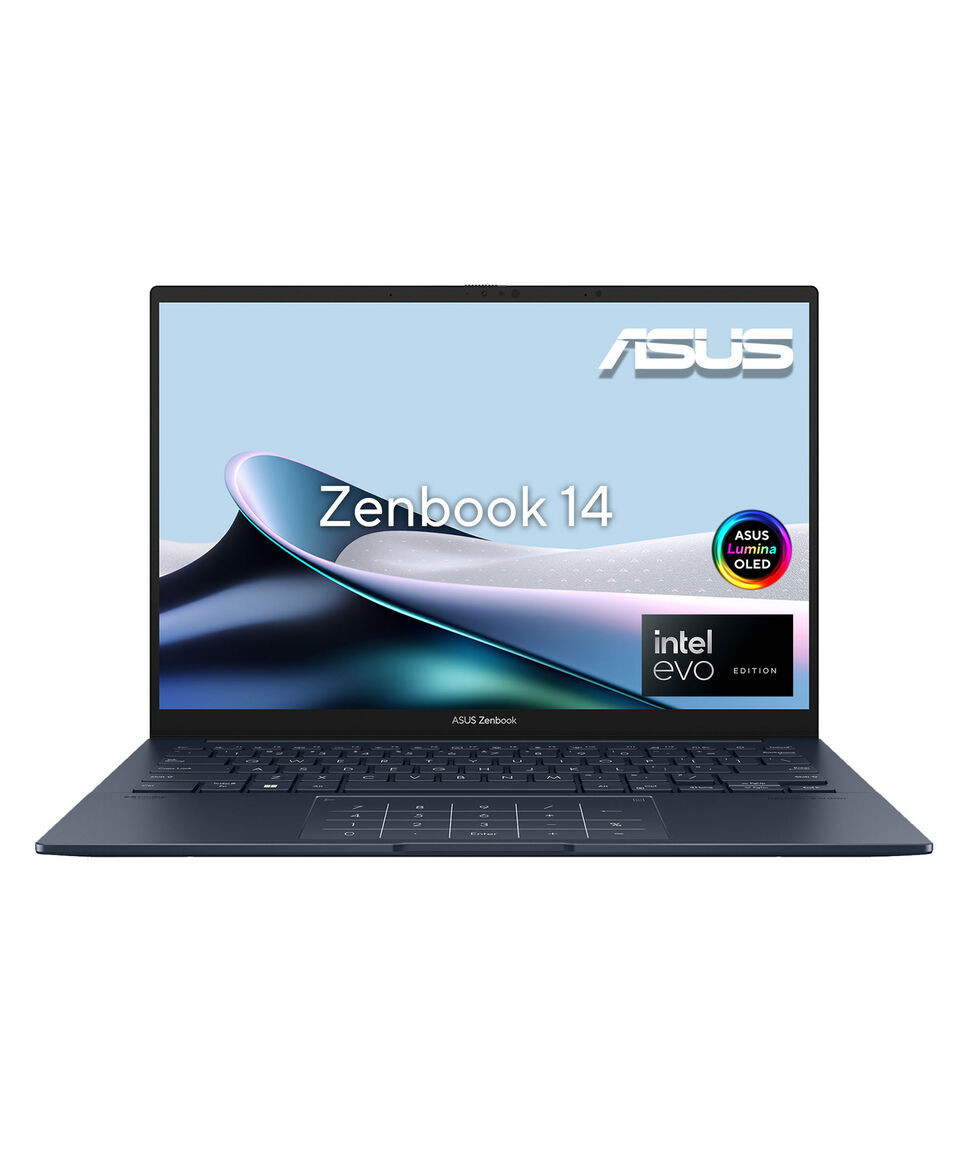 Asus Laptop Zenbook 14" Intel Arc Graphics + Procesador Intel Core Ultra 7 32 GB RAM + 1 TB SSD azul
