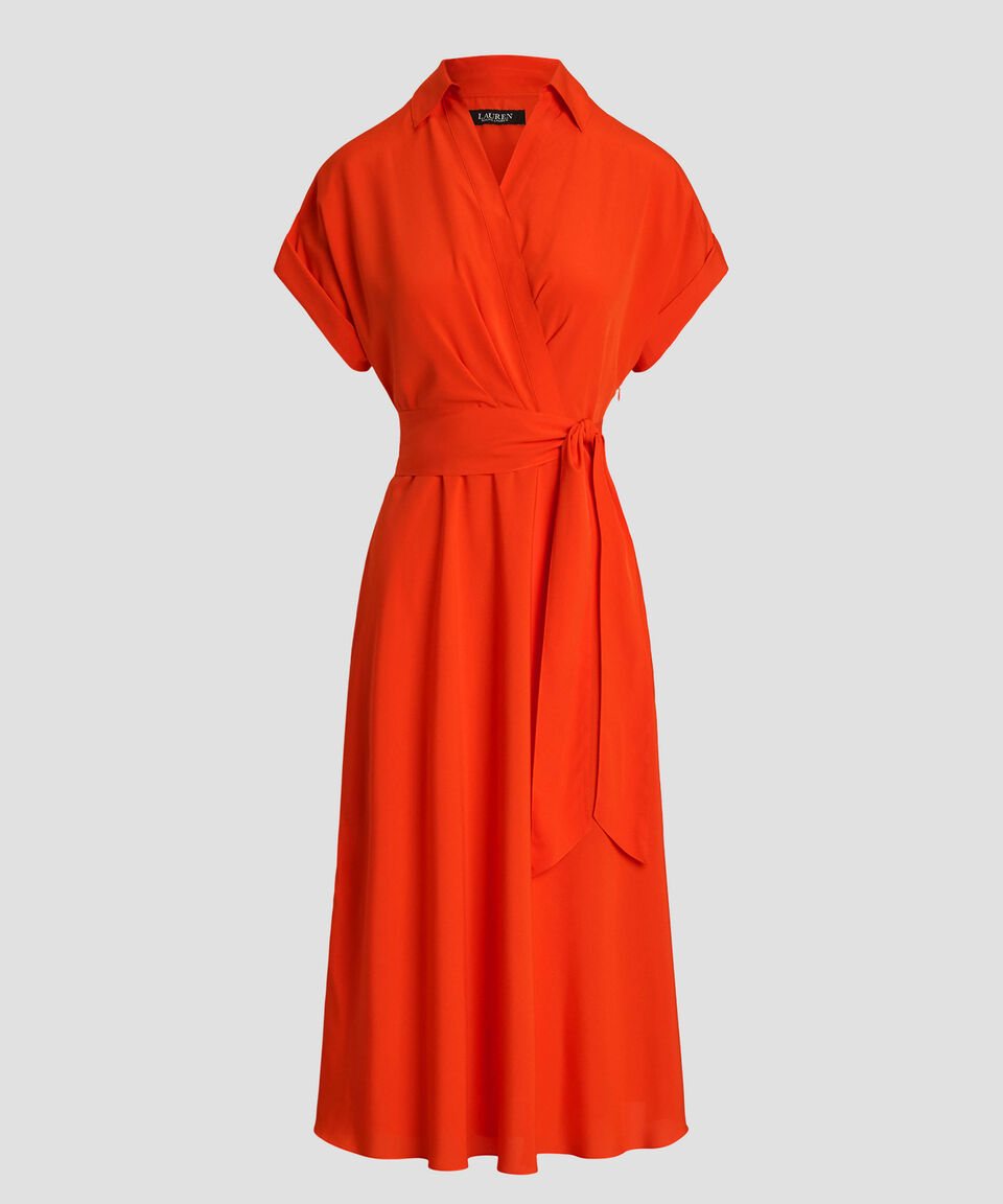 Lauren Vestido Midi Con Cinturón Mujer