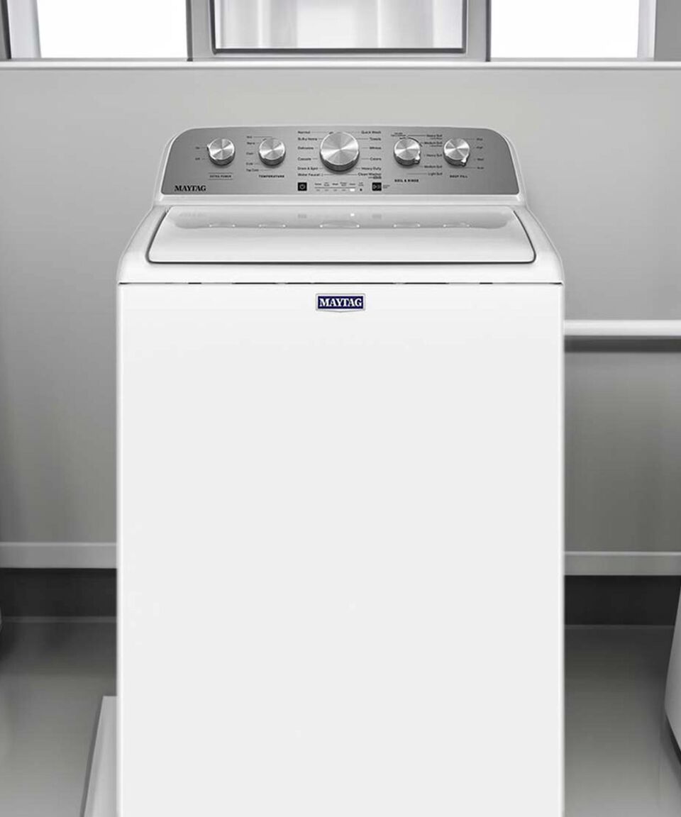 Maytag Lavadora Automática 24 Kg ExtraPower HE Carga Superior 7MMVW5035PW Blanca