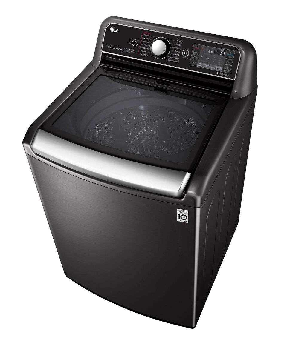 Lg Lavadora Automática 25 Kg De Carga Superior WT25BTS6H Negra