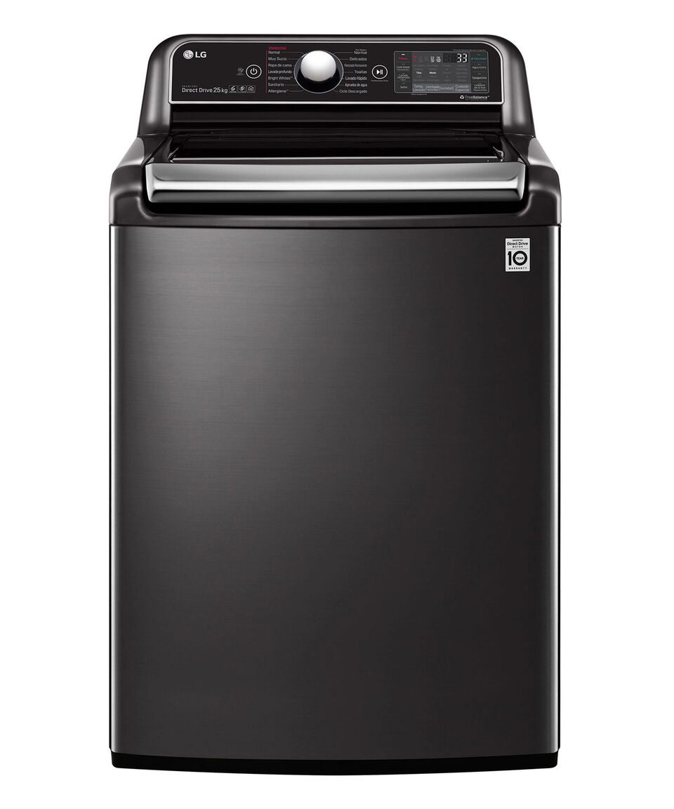 Lg Lavadora Automática 25 Kg de carga superior WT25BTS6H Negra