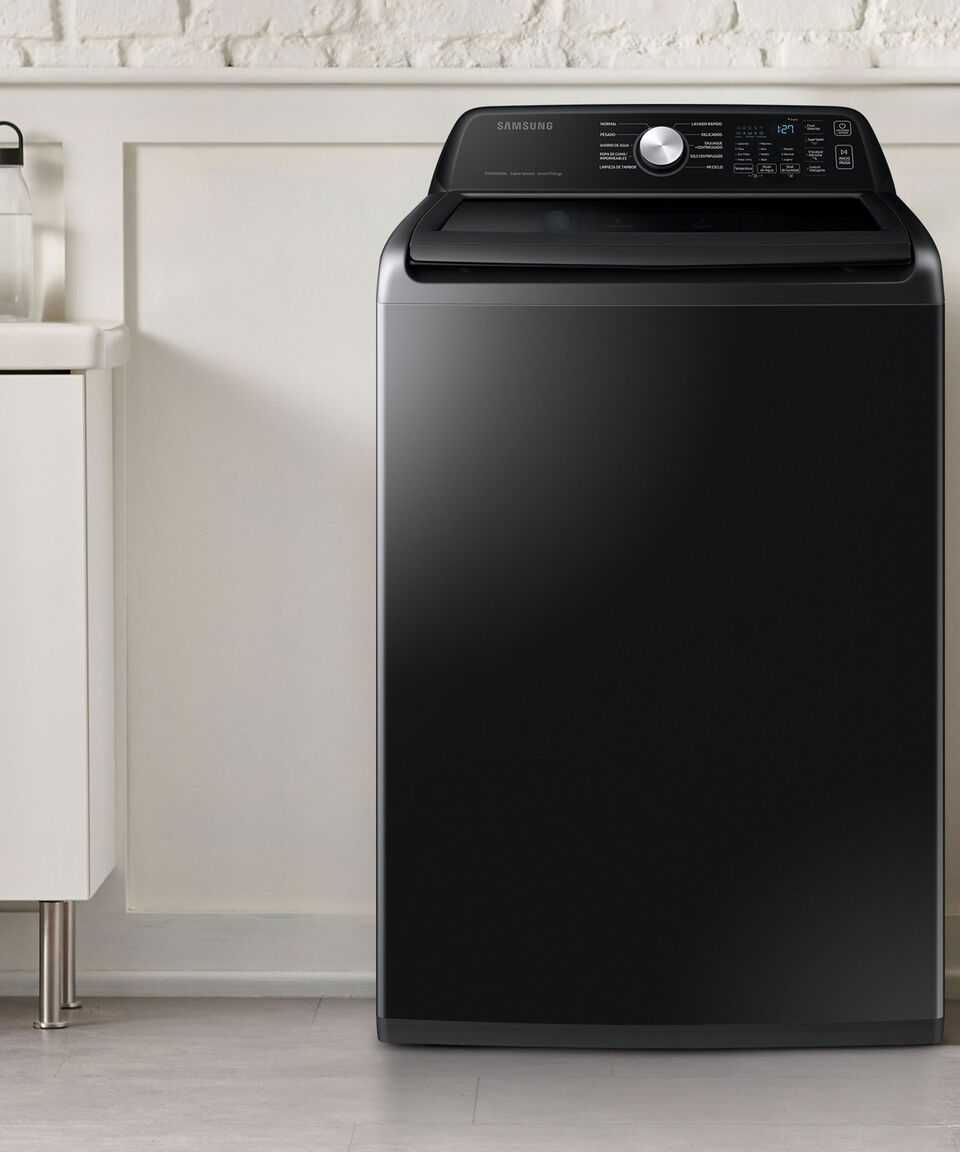 Samsung Lavadora Semiautomática 23 Kg De Carga Superior WA23C3554GV-AX Negra