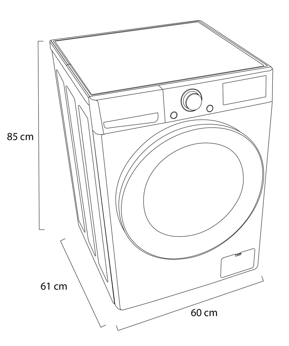 Lg Lavasecadora Eléctrica 14 Kg De Carga Frontal WD14VV3S6C