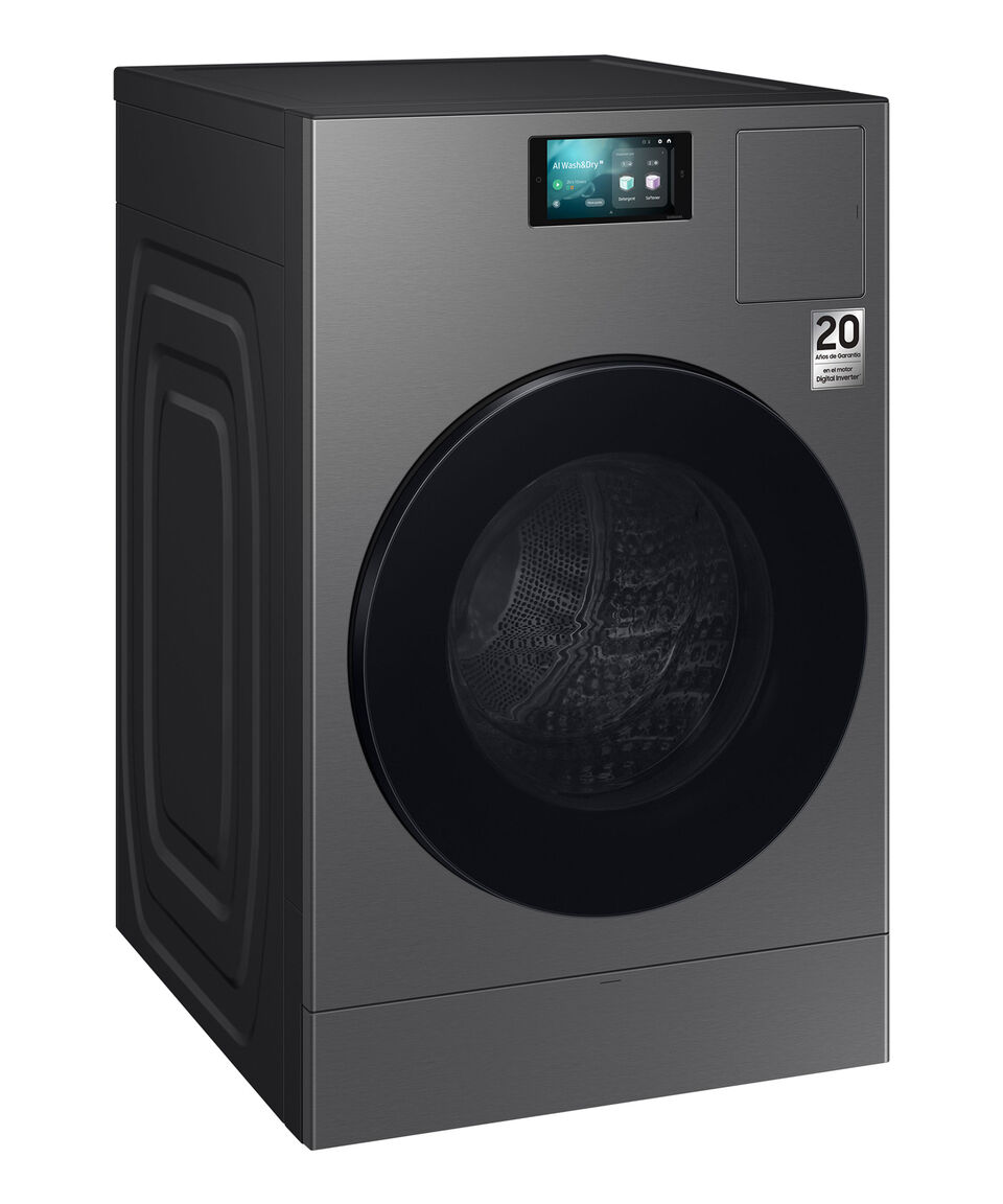 Samsung Lavasecadora Eléctrica 26 Kg 15 Kg Carga Frontal WD26DB8995BZAX