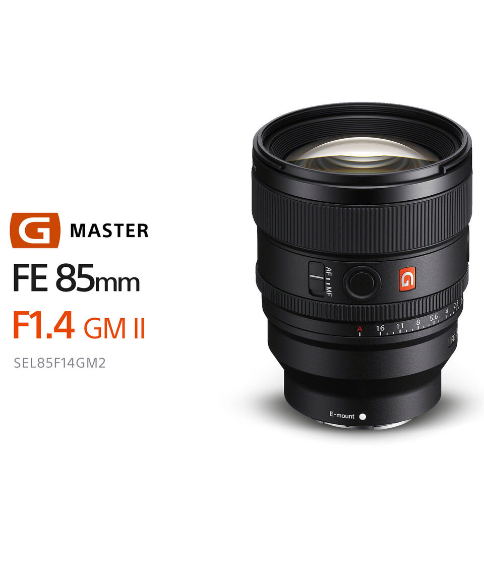 Sony Lente De Cámara SEL85F14GM2 FE 85 Mm F1.4 GM II