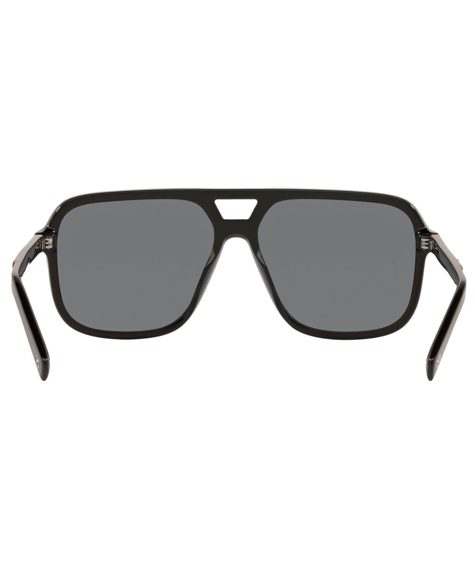 Dolce & Gabbana Lentes De Sol Cuadrados Negros Hombre