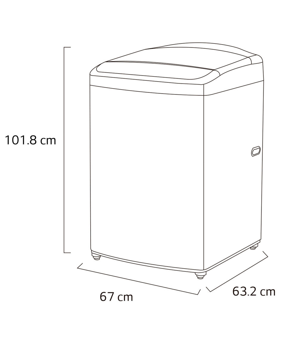 Lg Lavadora 19 Kg Carga Superior WT19WV6