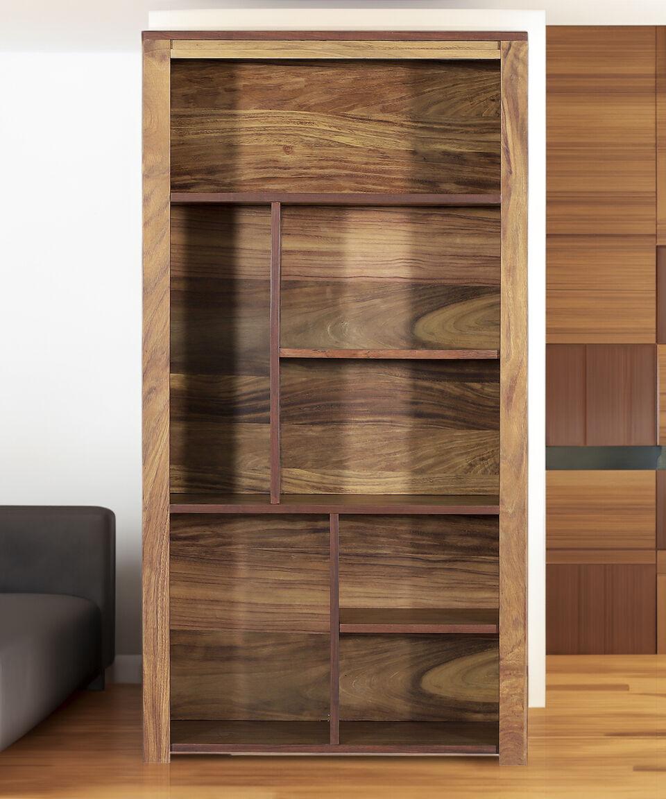 Del Toro Mu Librero Adelaida En MDF Y Chapa Natural