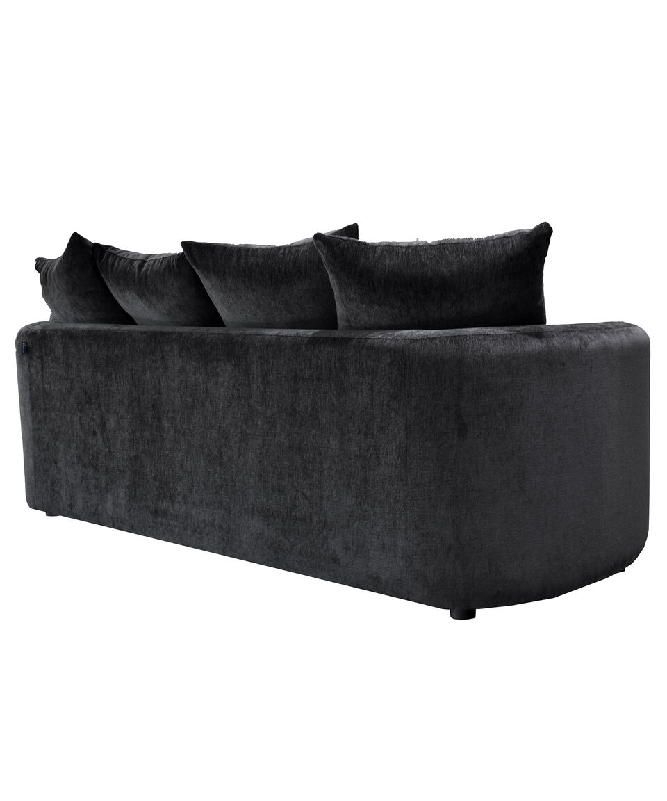 Liz Love Seat En Tela Bryg Negro