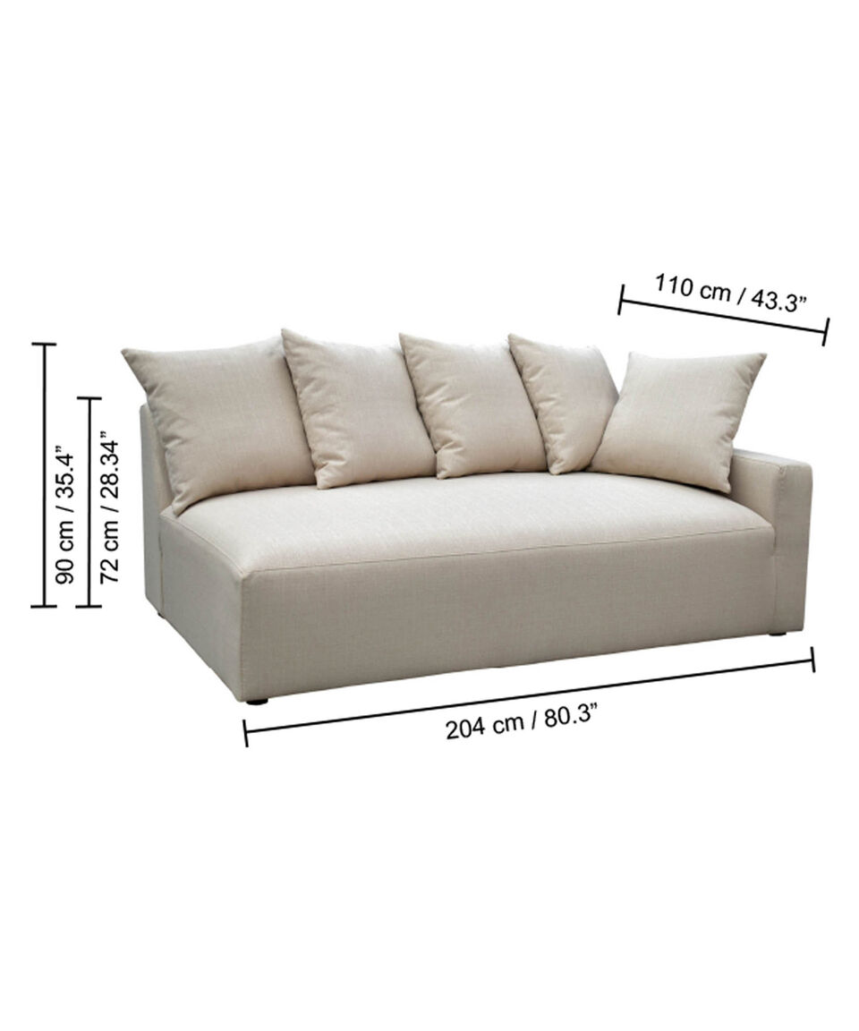 Liz Sofá Derecho Peroni Beige