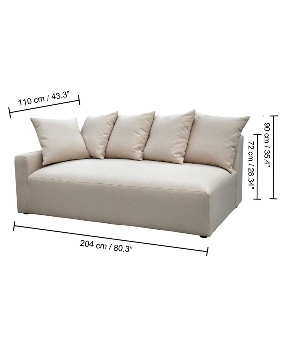 Liz Sofá Izquierdo Peroni 2 Beige