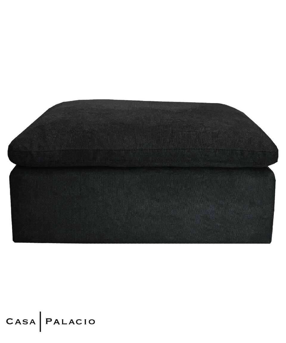 Liz Taburete Ottoman Egipto Gris Obscuro