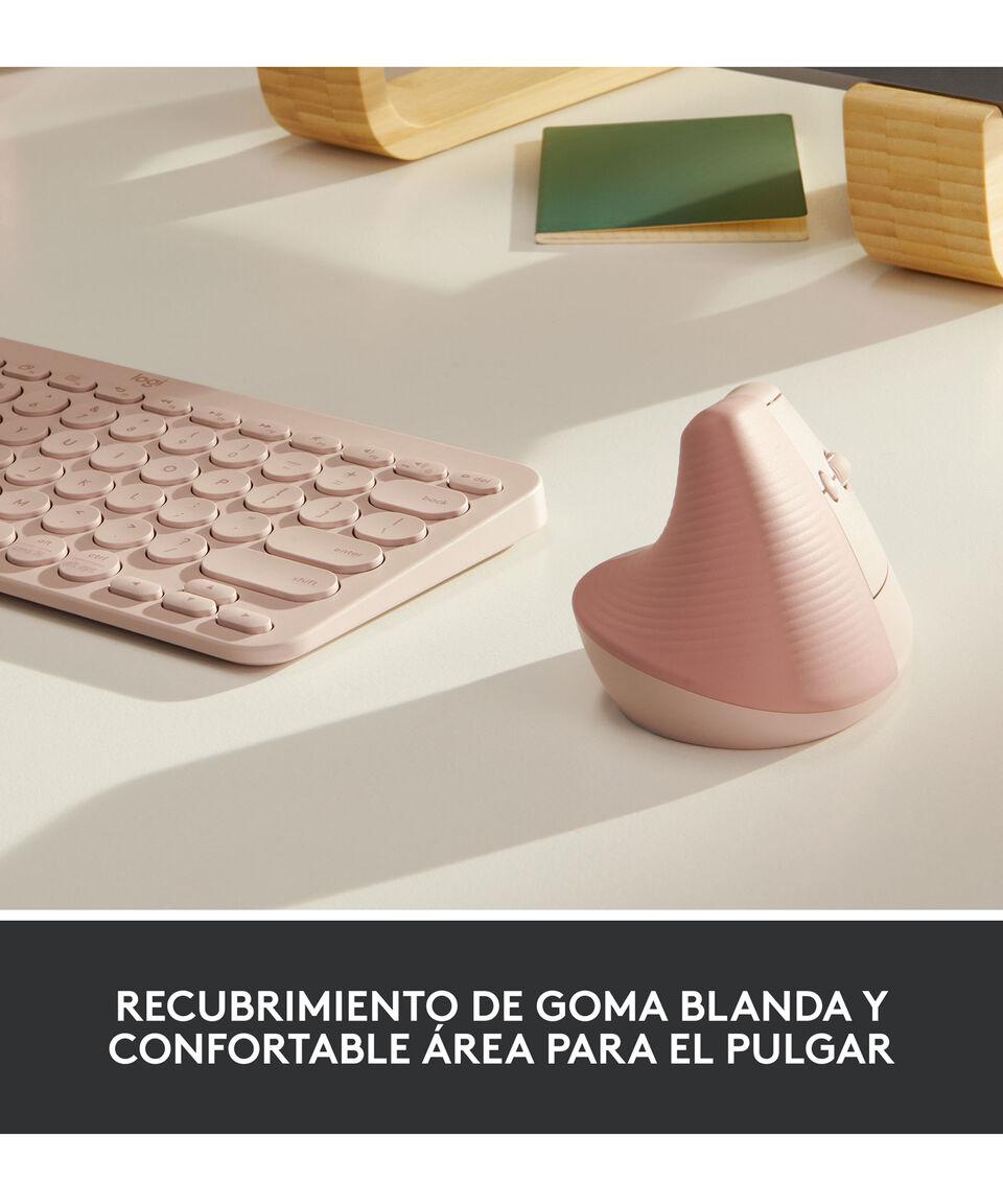 Logitech Logitech Mouse Inalámbrico Lift Vertical Ergonómico Bluetooth - Rosa