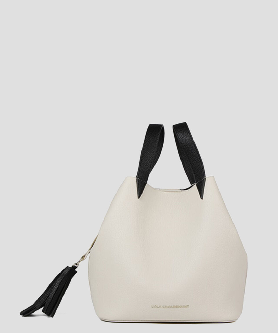 Lola Casademunt Bolsa Tote en Piel con logo Mujer