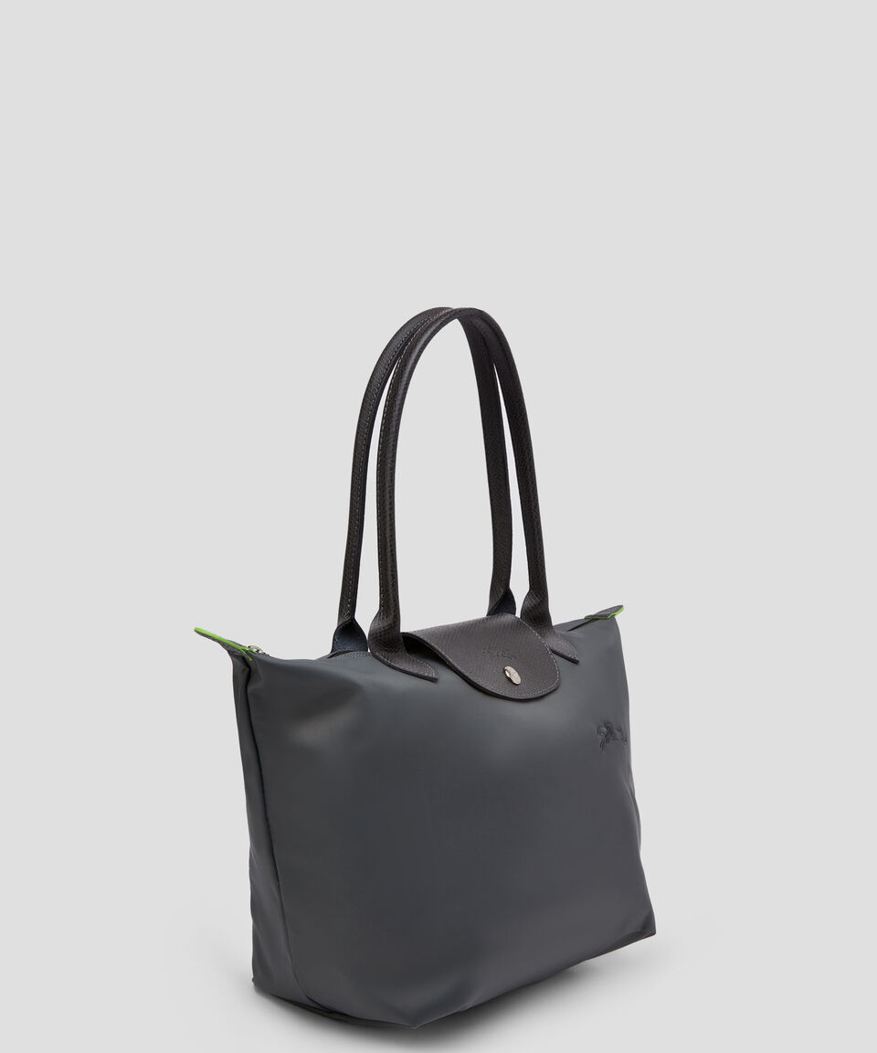 Longchamp Bolsa Shoulder Gris Mujer