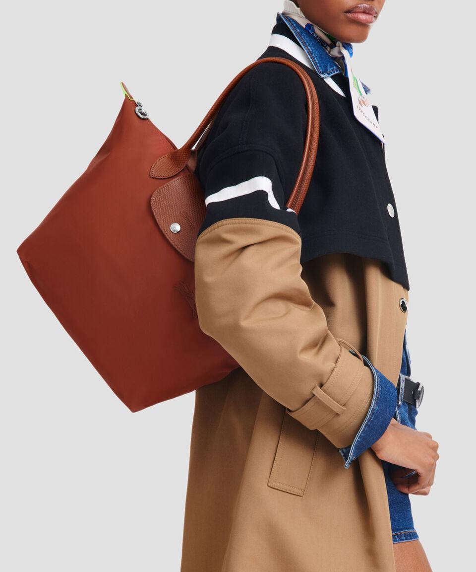 Longchamp Bolsa Shoulder Le Pliage Green Mujer