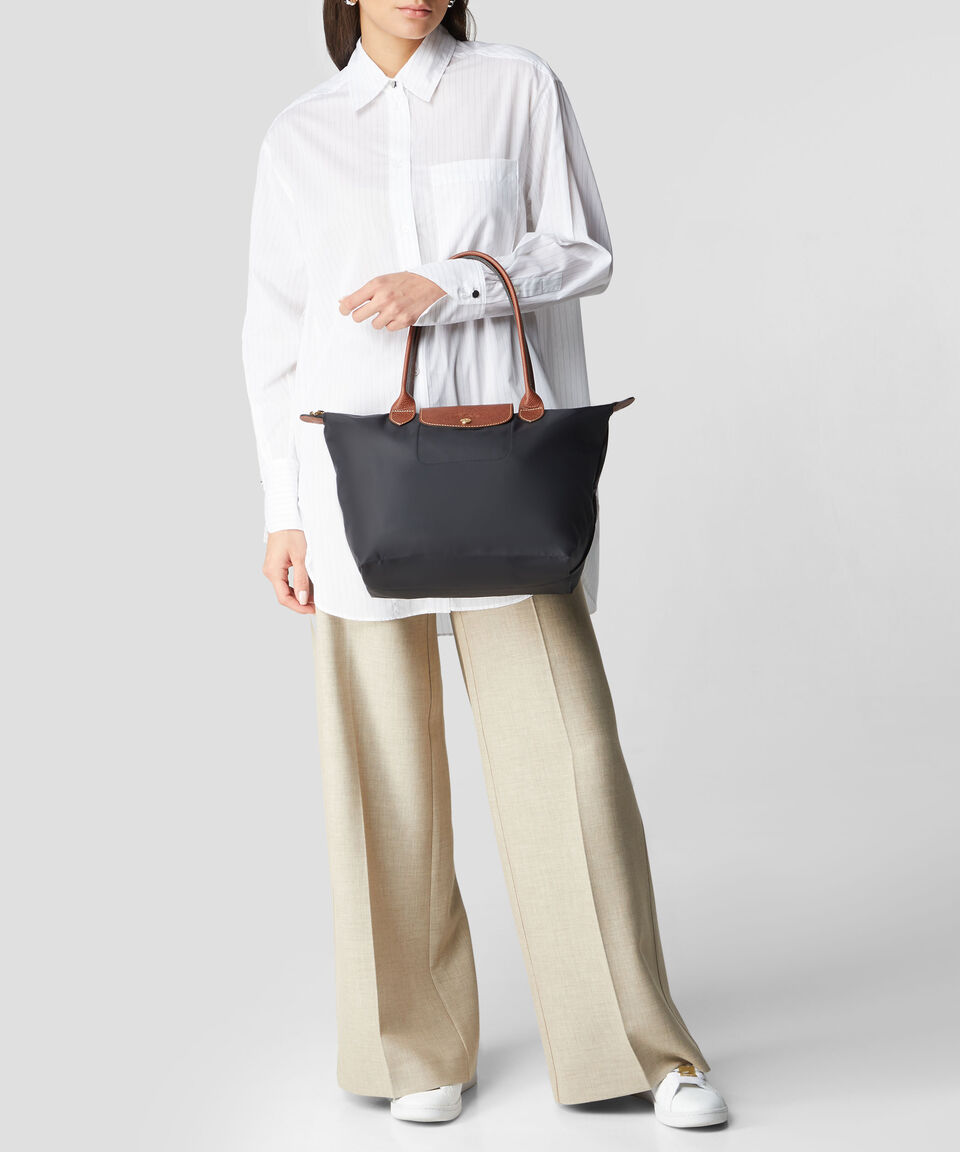 Longchamp Bolsa Tote Le Pliage Negra Mujer