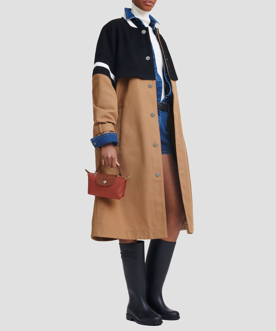 Longchamp Cosmetiquera Le Pliage Green Mujer