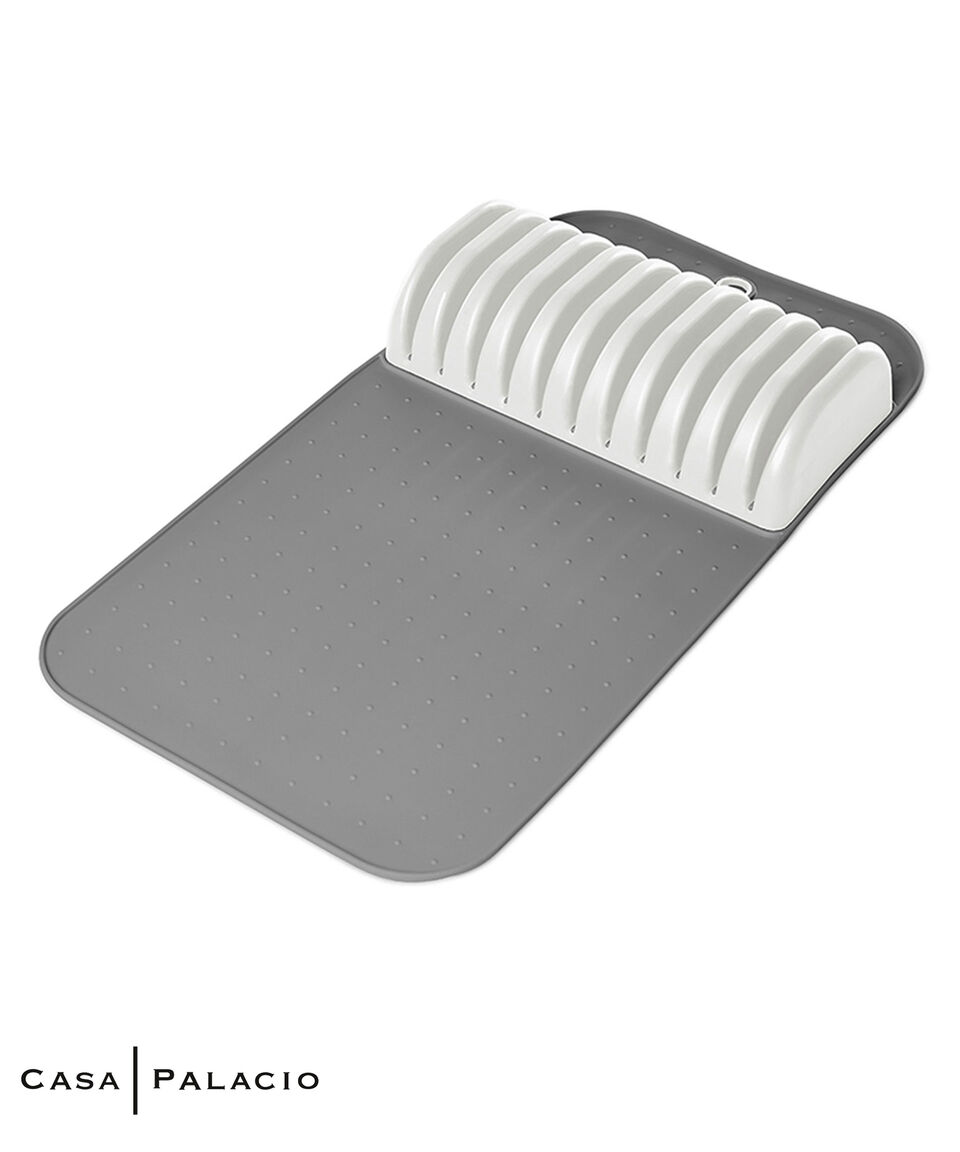 Madesmart Organizador de Cuchillos gris y blanco