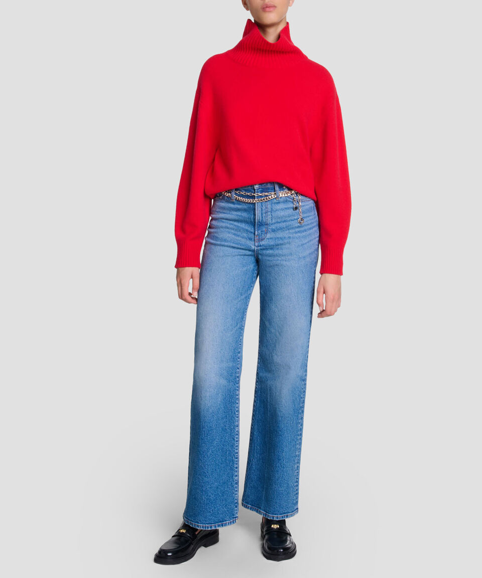 Maje Jeans Wideleg Mujer