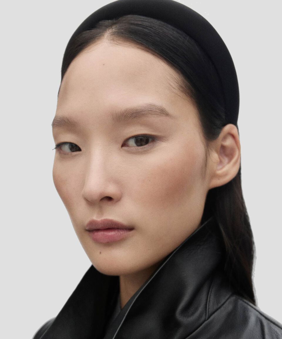 Mango Diadema Acolchada Satinada Mujer