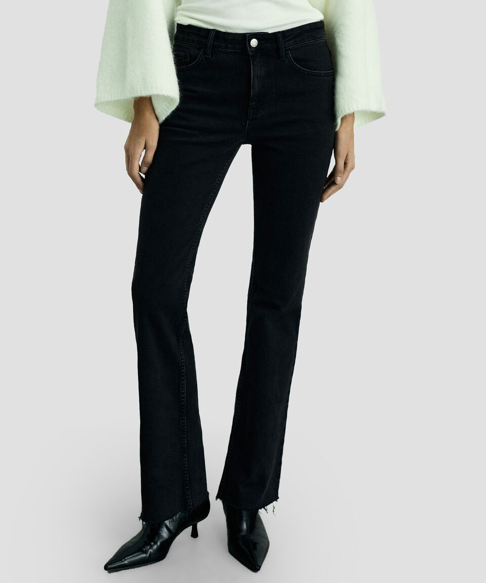 Mango Jeans Flared Mujer