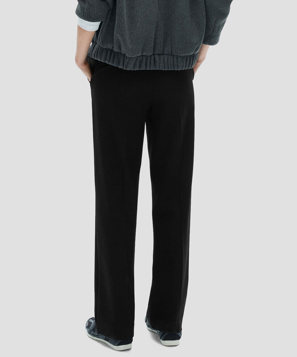 Mango Pantalón Recto Fluido Mujer