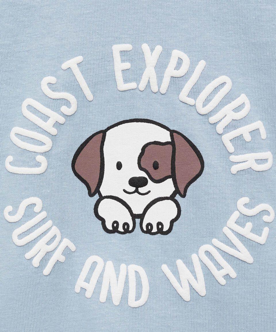 Mango Playera Cuello Redondo Manga Larga Bebé