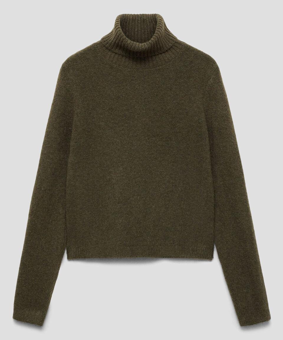 Mango Suéter Cuello De Tortuga Mujer