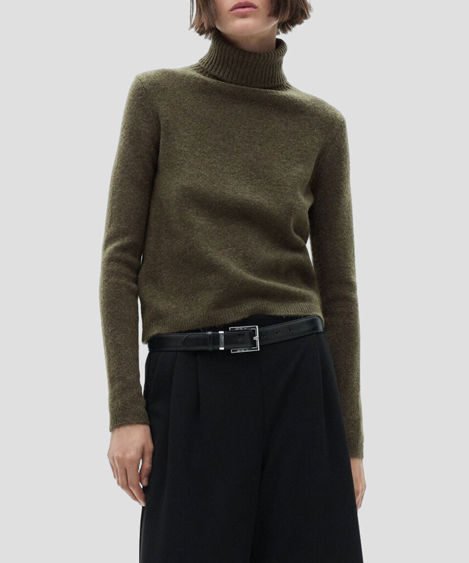 Mango Suéter cuello de tortuga Mujer