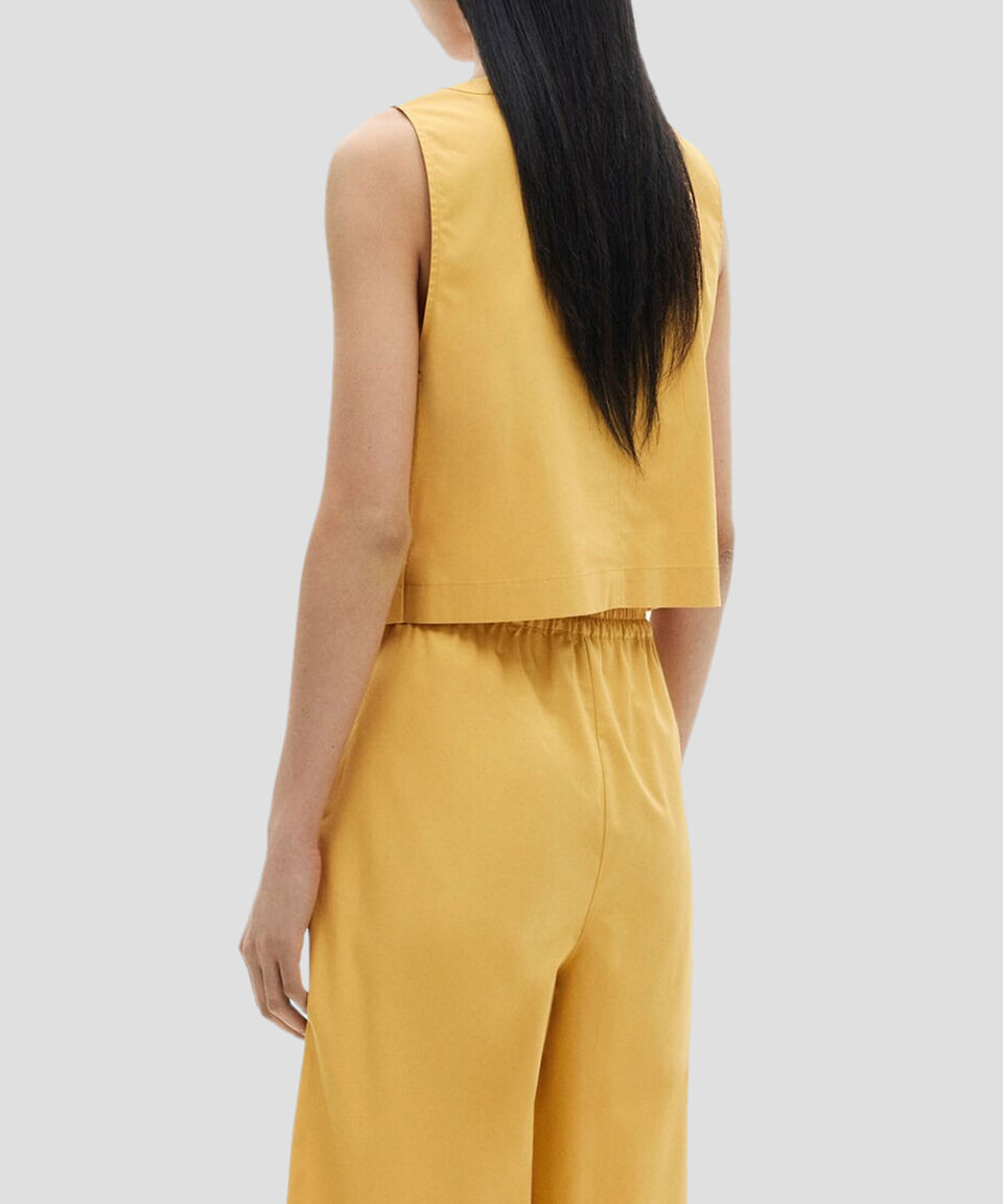 Mango Top Crop Mujer