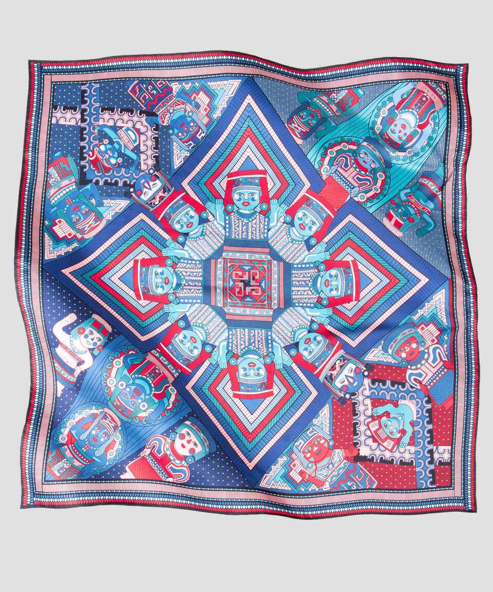 Pineda Covalin Mascada en Seda Caritas Veracruz Mujer