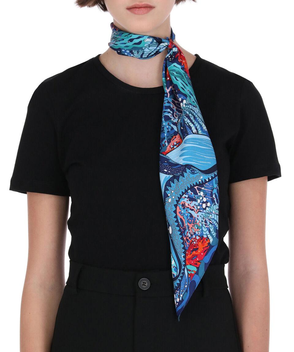 Pineda Covalin Mascada Multicolor Con Ballenas Mujer