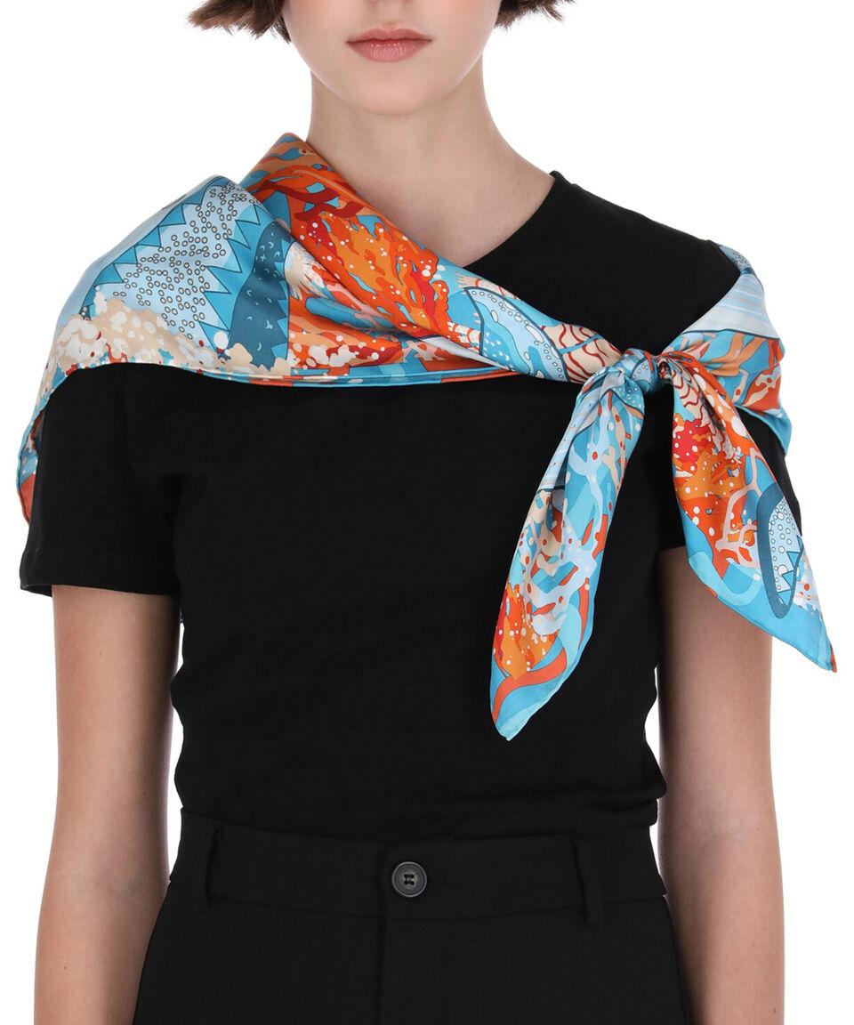 Pineda Covalin Mascada Multicolor Con Ballenas Mujer