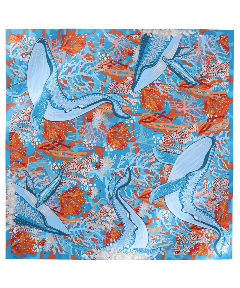 Pineda Covalin Mascada multicolor con ballenas Mujer