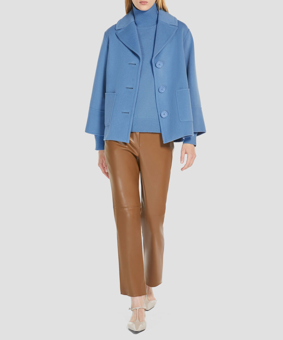 MaxMara Abrigo Corto Con Botonadura Mujer